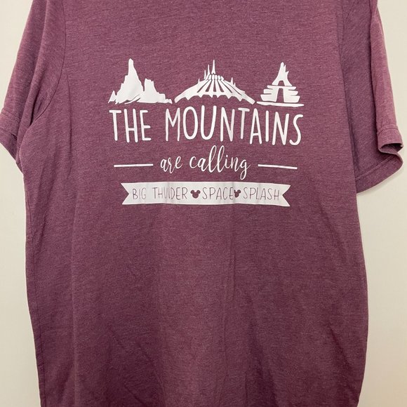 The Mountains Are Calling Disney T-shirt - Picture 2 of 2